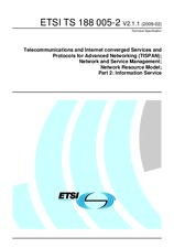 Die Norm ETSI TS 188005-2-V2.1.1 19.2.2009 Ansicht