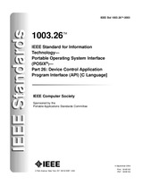 UNGÜLTIG IEEE 1003.26-2003 9.9.2004 Ansicht