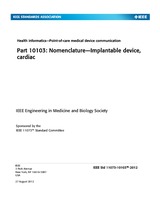 Die Norm IEEE 11073-10103-2012 27.8.2012 Ansicht