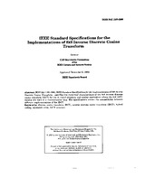 UNGÜLTIG IEEE 1180-1990 18.3.1991 Ansicht