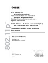 Ansicht IEEE 802.11p-2010 15.7.2010