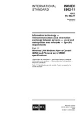 UNGÜLTIG IEEE/ISO/IEC 8802-11-2005 30.9.2005 Ansicht