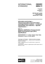 UNGÜLTIG IEEE/ISO/IEC 8802-11:2005/AMD4-2006 15.8.2006 Ansicht