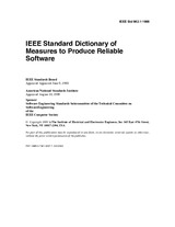 Ansicht IEEE 982.1-1988 30.4.1989