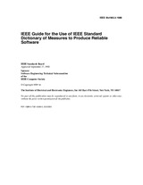 UNGÜLTIG IEEE 982.2-1988 12.6.1989 Ansicht