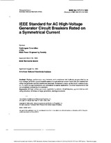 UNGÜLTIG IEEE C37.013-1993 13.10.1993 Ansicht