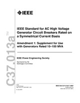 UNGÜLTIG IEEE C37.013a-2007 6.6.2007 Ansicht
