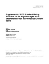 UNGÜLTIG IEEE C37.04i-1991 11.8.1991 Ansicht