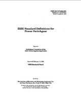 UNGÜLTIG IEEE C37.100d-1991 11.8.1991 Ansicht