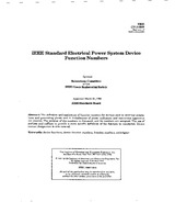 UNGÜLTIG IEEE C37.2-1991 10.10.1991 Ansicht