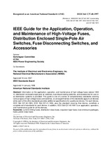 Ansicht IEEE C37.48-1997 2.2.1998