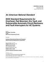 Ansicht IEEE C37.60-1981 15.9.1981