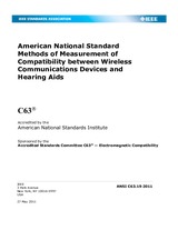 UNGÜLTIG IEEE/ANSI C63.19-2011 27.5.2011 Ansicht