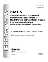 Die Norm IEEE/ANSI N42.17A-2003 29.4.2004 Ansicht
