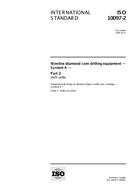 Die Norm ISO 10097-2:1999 21.10.1999 Ansicht