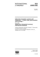 Die Norm ISO 10303-502:2000 24.2.2000 Ansicht