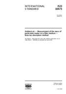Die Norm ISO 10473:2000 27.4.2000 Ansicht
