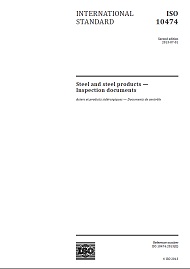 Die Norm ISO 10474:2013-ed.2.0 21.6.2013 Ansicht