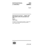 Die Norm ISO 10499-2:1998 2.7.1998 Ansicht