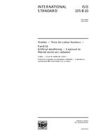 Die Norm ISO 105-B10:2011 3.10.2011 Ansicht