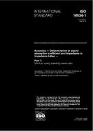 Die Norm ISO 10534-1:1996 12.12.1996 Ansicht