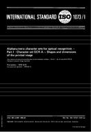 Die Norm ISO 1073-1:1976 1.11.1976 Ansicht