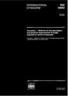 Die Norm ISO 10843:1997 28.8.1997 Ansicht