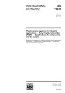 Die Norm ISO 10931:2005 7.12.2005 Ansicht