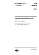 Ansicht ISO 11064-3:1999 16.12.1999