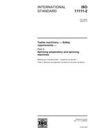 Die Norm ISO 11111-2:2005 21.2.2005 Ansicht