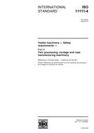 Die Norm ISO 11111-4:2005 21.2.2005 Ansicht