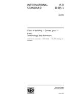 Die Norm ISO 11485-1:2011 9.12.2011 Ansicht