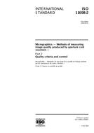 Die Norm ISO 11698-2:2000 24.8.2000 Ansicht