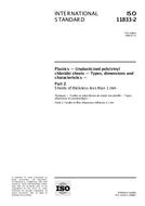 Die Norm ISO 11833-2:1998 16.7.1998 Ansicht