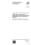 Die Norm ISO 11885:2007-ed.2.0 30.7.2007 Ansicht