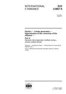 Die Norm ISO 11907-4:1998 2.4.1998 Ansicht