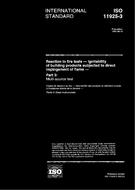 Die Norm ISO 11925-3:1997 26.6.1997 Ansicht