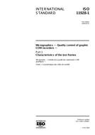 Die Norm ISO 11928-1:2000 6.4.2000 Ansicht