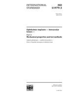 Die Norm ISO 11979-3:2012-ed.3.0 6.12.2012 Ansicht