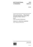 Die Norm ISO 12013-2:2012 11.10.2012 Ansicht