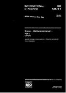 Die Norm ISO 12478-1:1997 24.7.1997 Ansicht