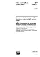 Die Norm ISO 13073-1:2012 24.7.2012 Ansicht