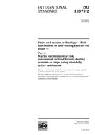 Die Norm ISO 13073-2:2013 24.5.2013 Ansicht