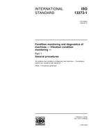 Die Norm ISO 13373-1:2002 28.2.2002 Ansicht