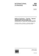 Die Norm ISO 14120:2002 31.1.2002 Ansicht