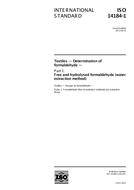 Die Norm ISO 14184-1:2011-ed.2.0 5.8.2011 Ansicht