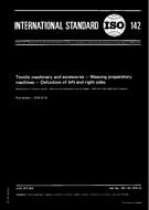 Die Norm ISO 142:1976 1.9.1976 Ansicht