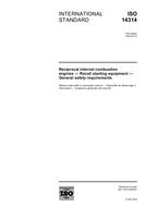 Die Norm ISO 14314:2004 9.3.2004 Ansicht