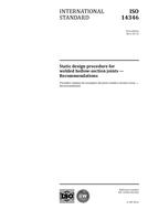 Die Norm ISO 14346:2013 19.3.2013 Ansicht