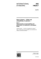 Die Norm ISO 14624-7:2006 19.4.2006 Ansicht